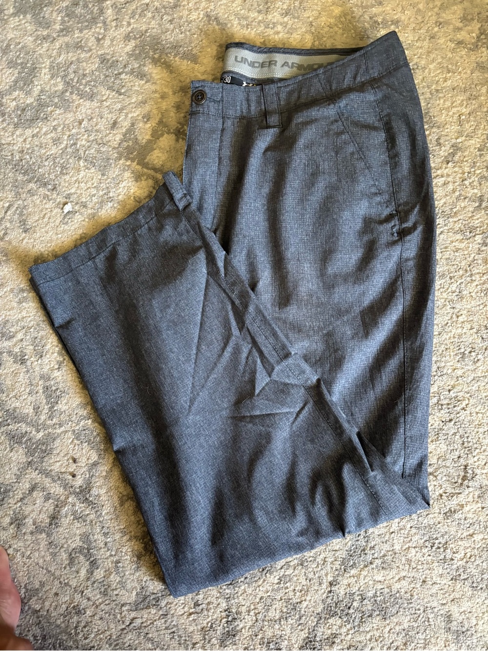 Under Armour Men's Gray Performance Golf Pants
